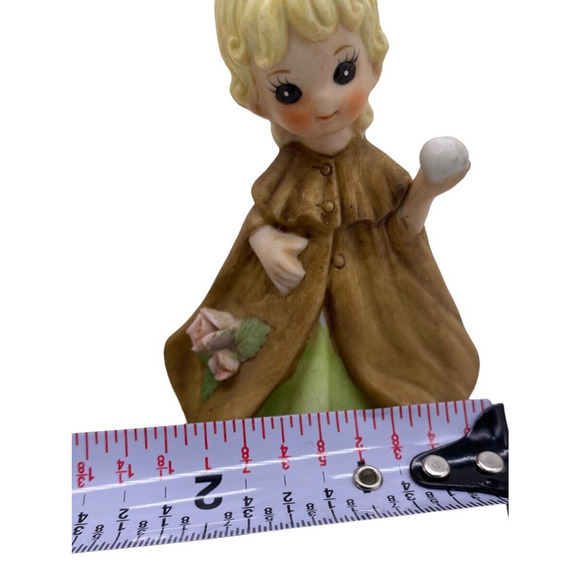 George Good  1974 Figurine Birthday Girls 4" Jan & March Collectable's - Picture 10 of 10